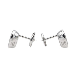 Boucles d'oreilles CHOPARD "Happy Diamonds" en or blanc et diamants - Castafiore