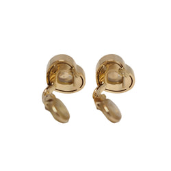 Boucles d'oreilles Chopard " Happy Diamonds " en or jaune et diamant - Castafiore