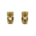 Boucles d'oreilles Clip en or jaune et diamant - Castafiore