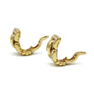 Boucles d'oreilles Clip en or jaune et diamant - Castafiore