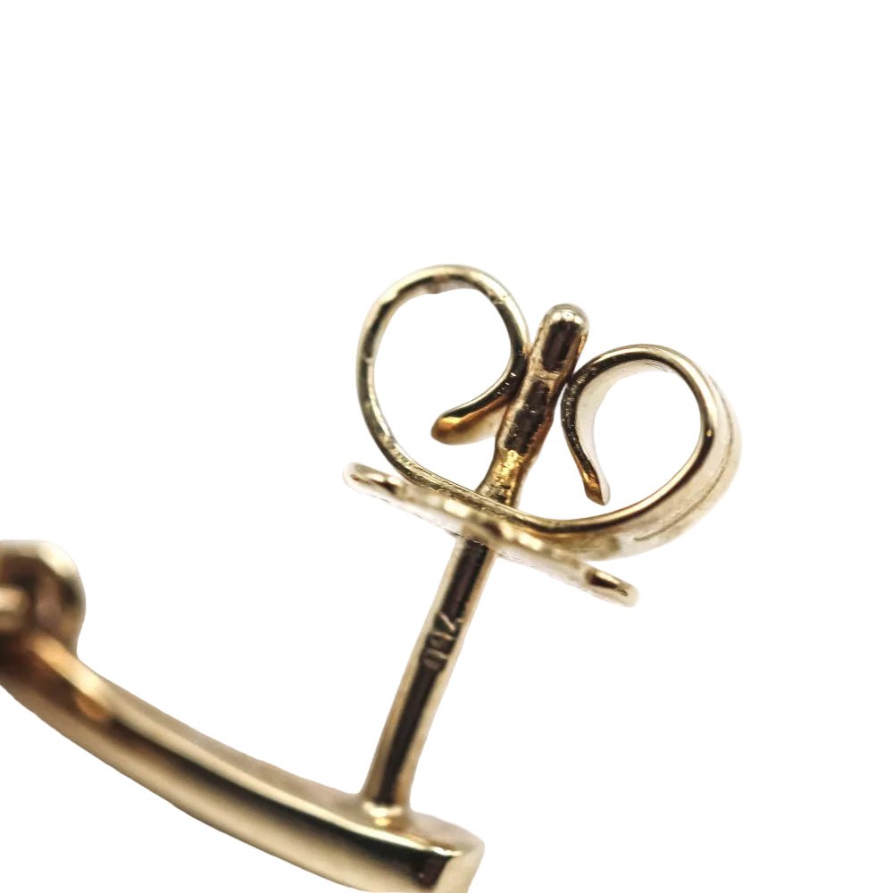 Boucles d'oreilles Clip en or jaune et diamants - Castafiore