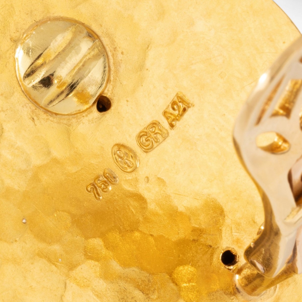 Boucles d'oreilles Clip LALAOUNIS Pot en or jaune - Castafiore