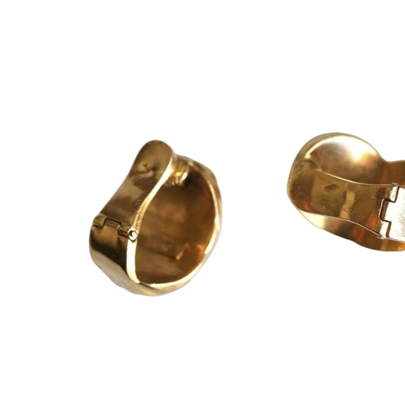 Boucles d'oreilles clip torsade or - Castafiore