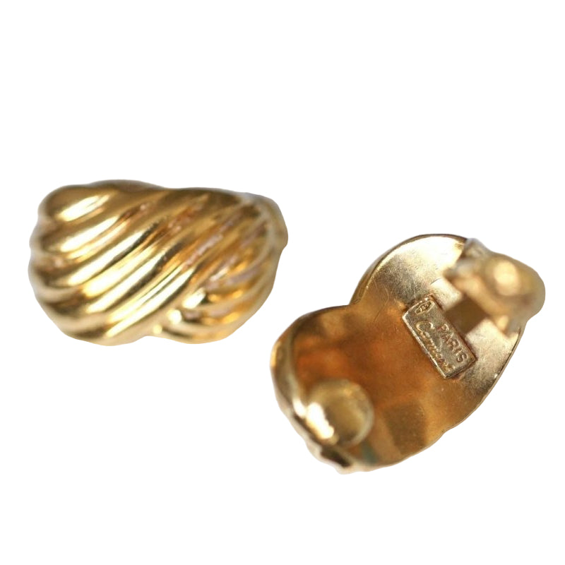 Boucles d'oreilles clip torsade or - Castafiore