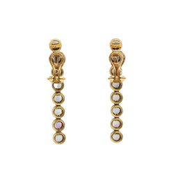 Boucles d'oreilles Clips BUCHERER en or jaune et saphirs - Castafiore