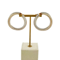 Boucles d’oreilles Clips CARTIER "Trinity" en or blanc, or jaune, or rose et diamants - Castafiore