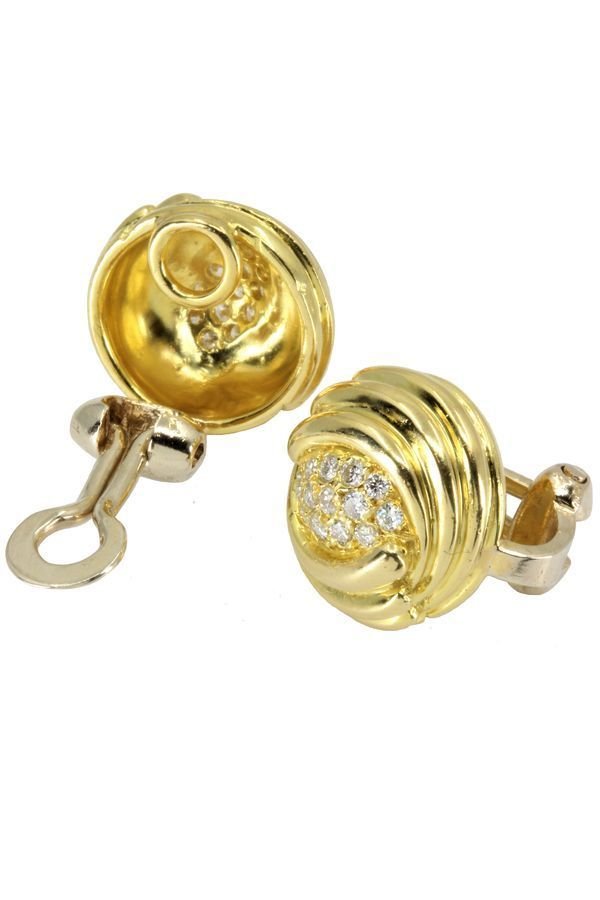 BOUCLES D'OREILLES CLIPS DIAMANTS - Castafiore