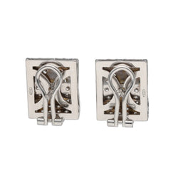 Boucles d'oreilles Clips en or blanc et diamants - Castafiore