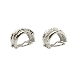 Boucles d'oreilles Clips en or blanc et diamants - Castafiore