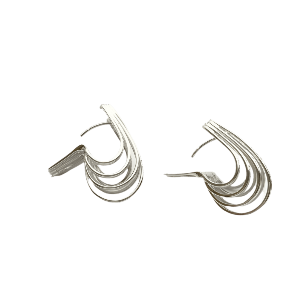 Boucles d'oreilles Clips en or blanc et diamants - Castafiore