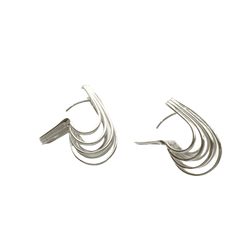 Boucles d'oreilles Clips en or blanc et diamants - Castafiore