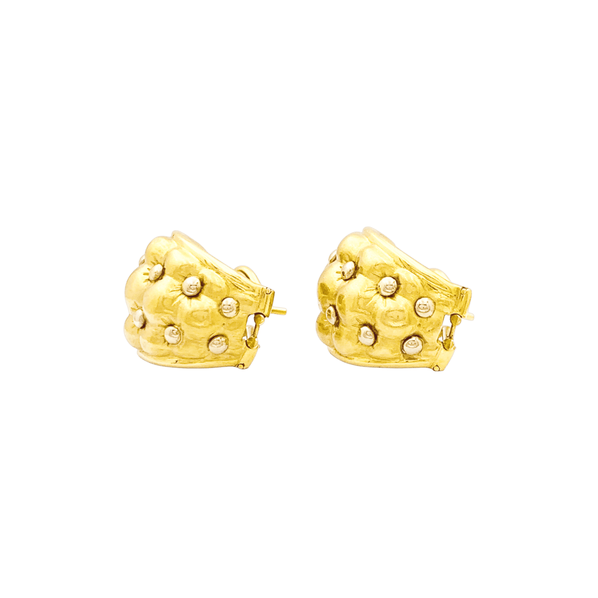 Boucles d'oreilles clips en or jaune - Castafiore
