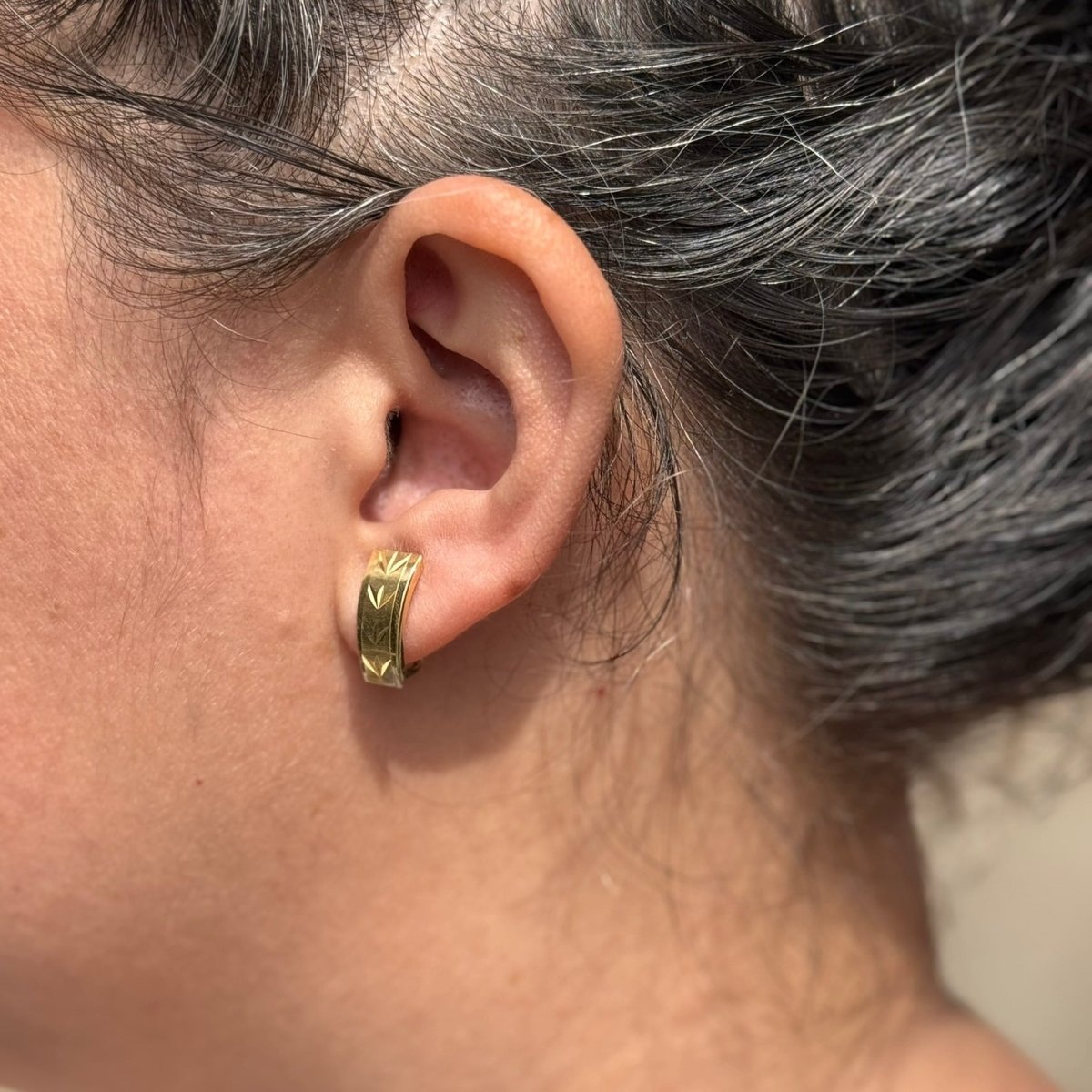 Boucles d'oreilles Clips en or jaune - Castafiore
