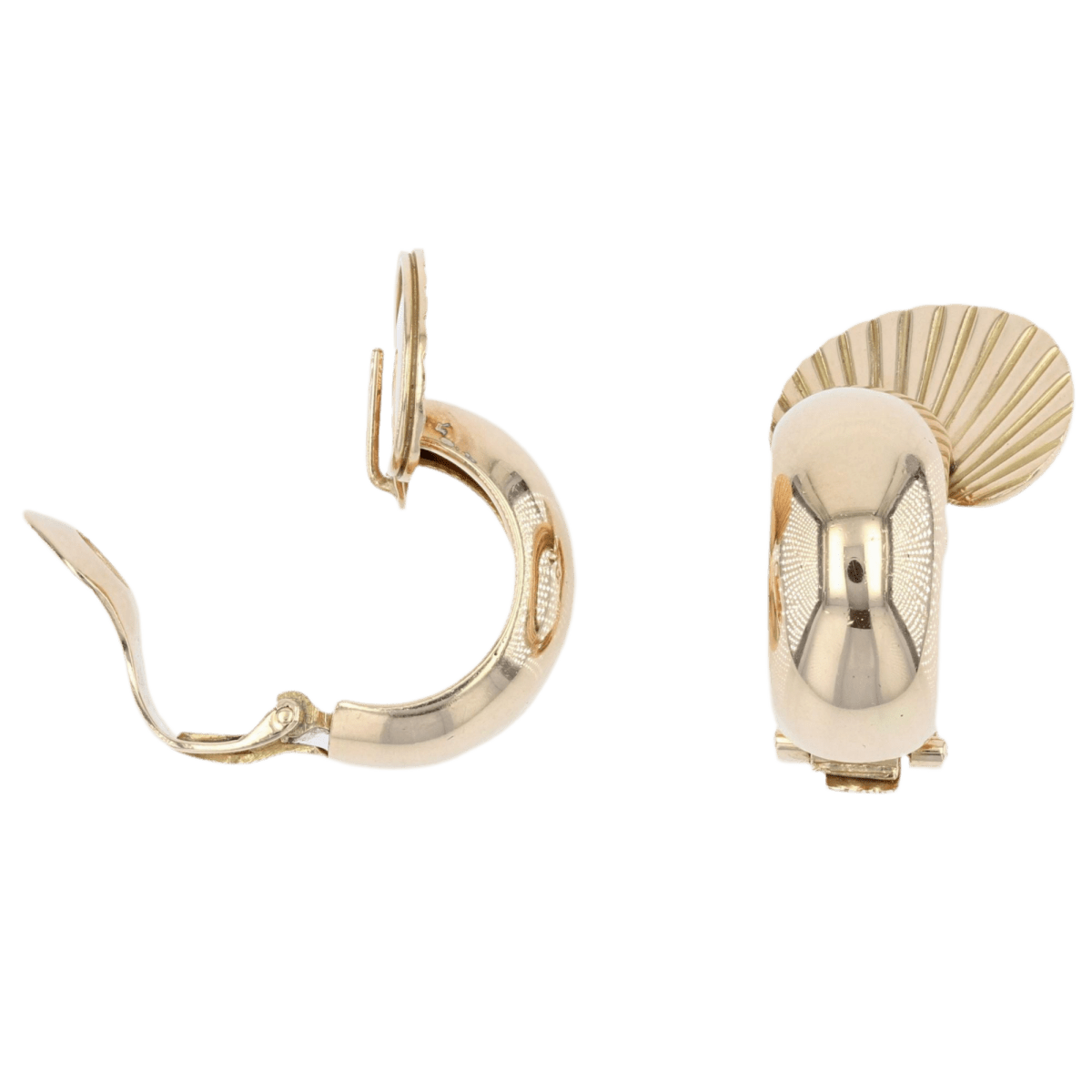 Boucles d'oreilles Clips en or jaune - Castafiore