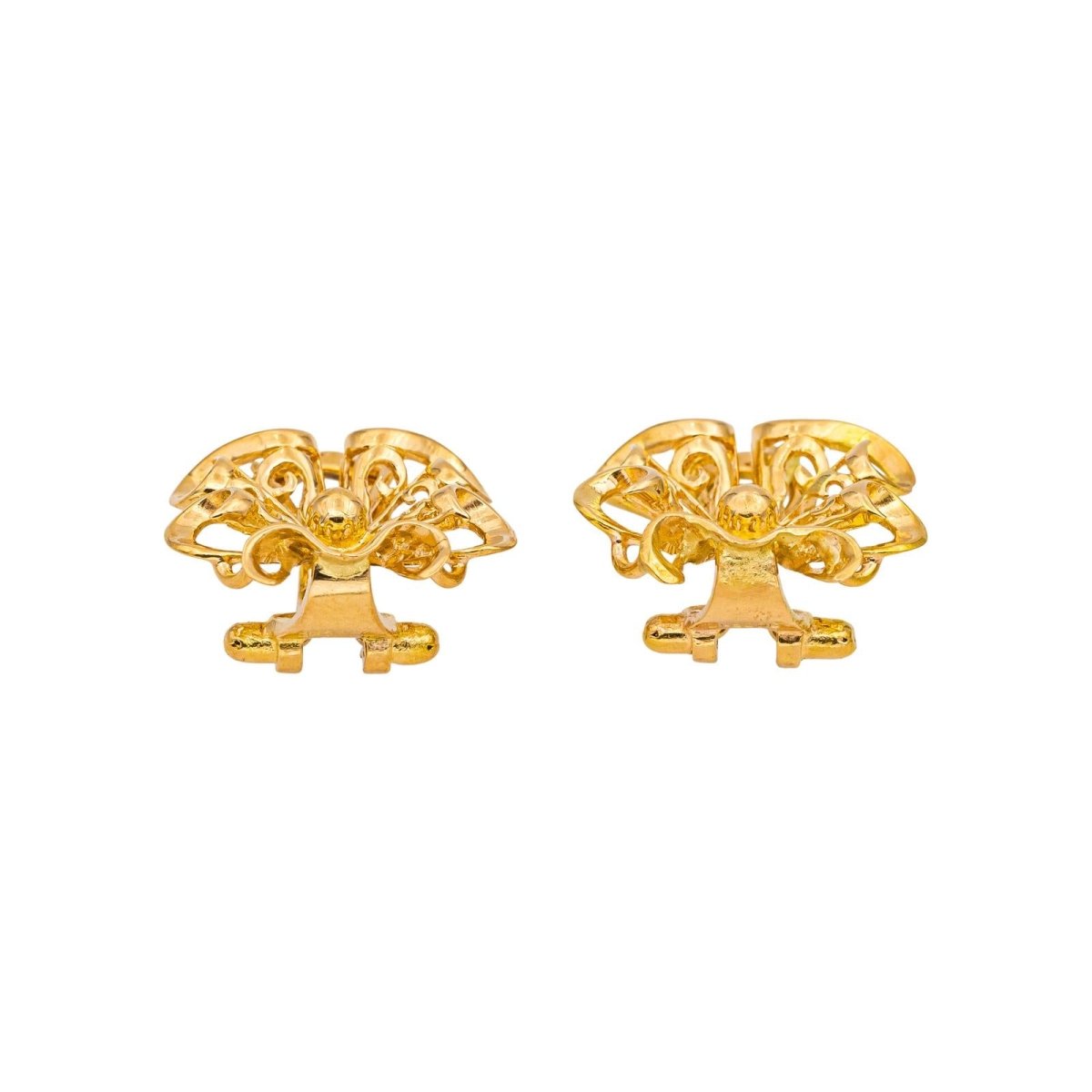 Boucles d'oreilles Clips en or jaune - Castafiore