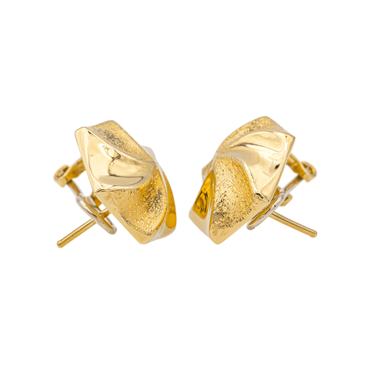 Boucles d'oreilles Clips en or jaune - Castafiore