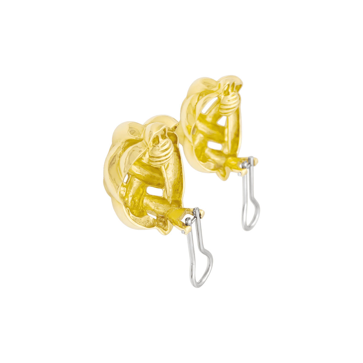 Boucles d'oreilles Clips en or jaune - Castafiore