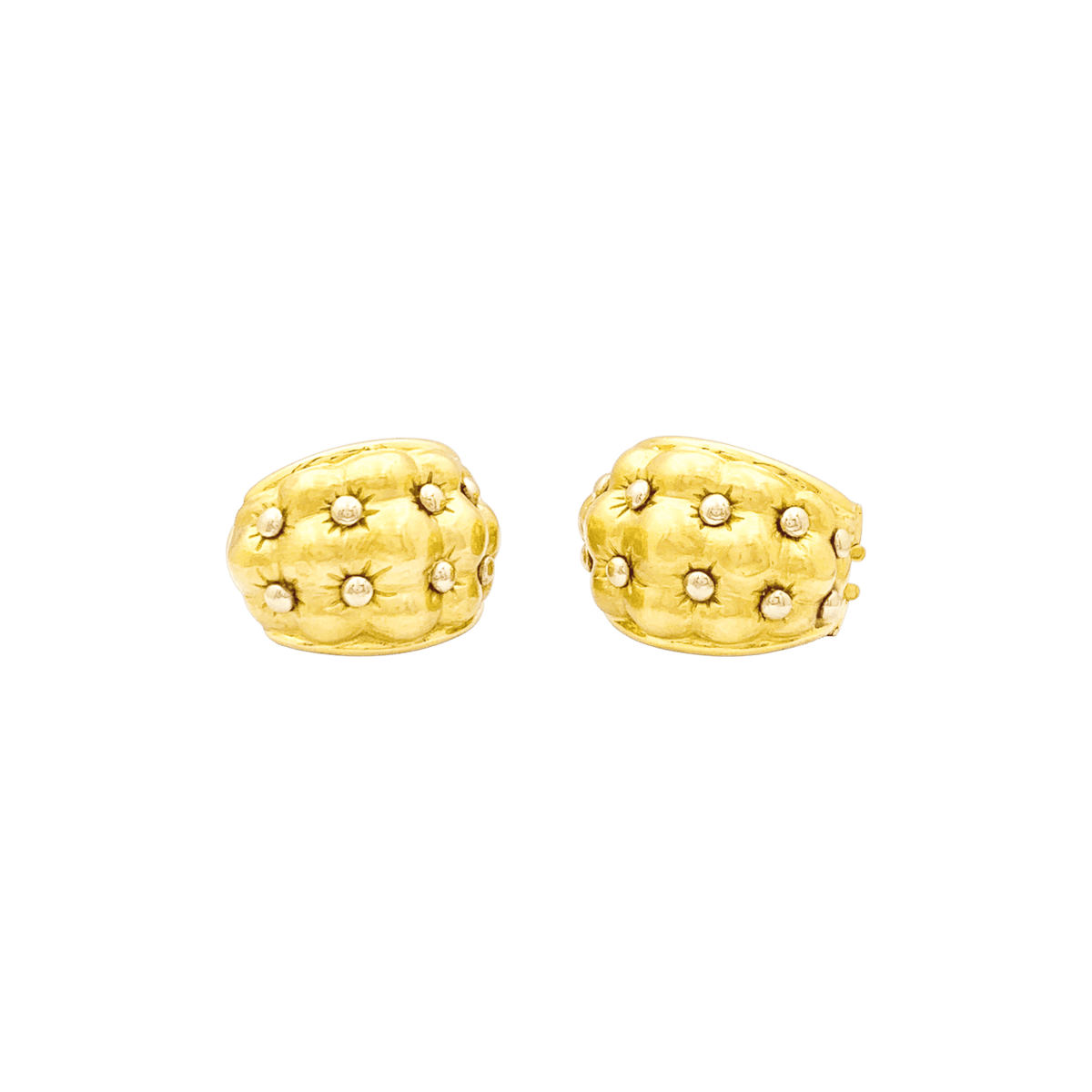 Boucles d'oreilles clips en or jaune - Castafiore