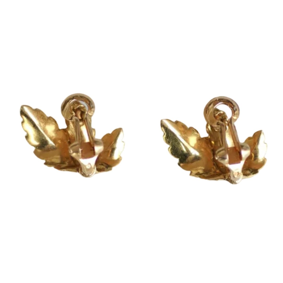 Boucles d'oreilles Clips en or jaune - Castafiore