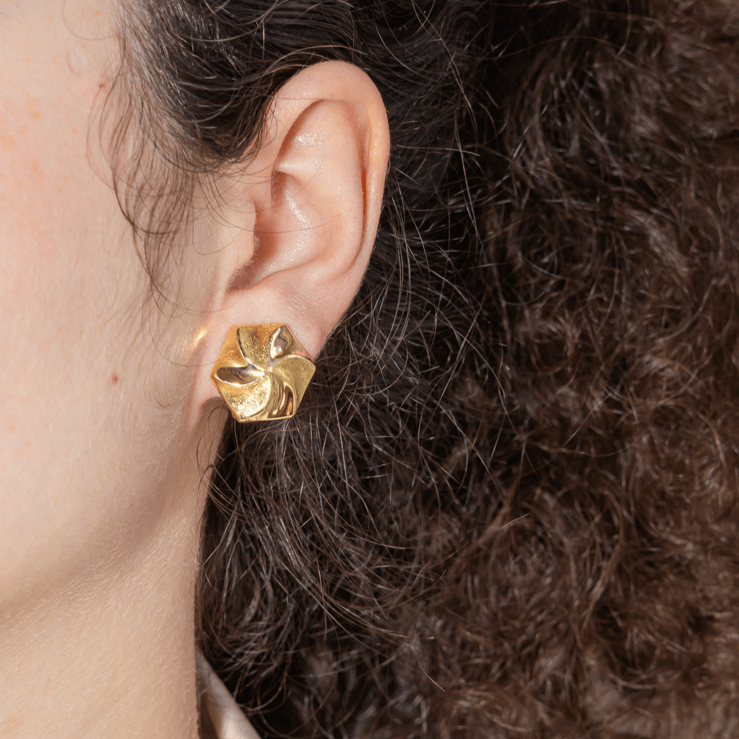 Boucles d'oreilles Clips en or jaune - Castafiore