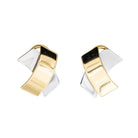 Boucles d'oreilles Clips en or jaune et blanc - Castafiore