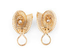 Boucles d'oreilles Clips en or jaune et diamants - Castafiore