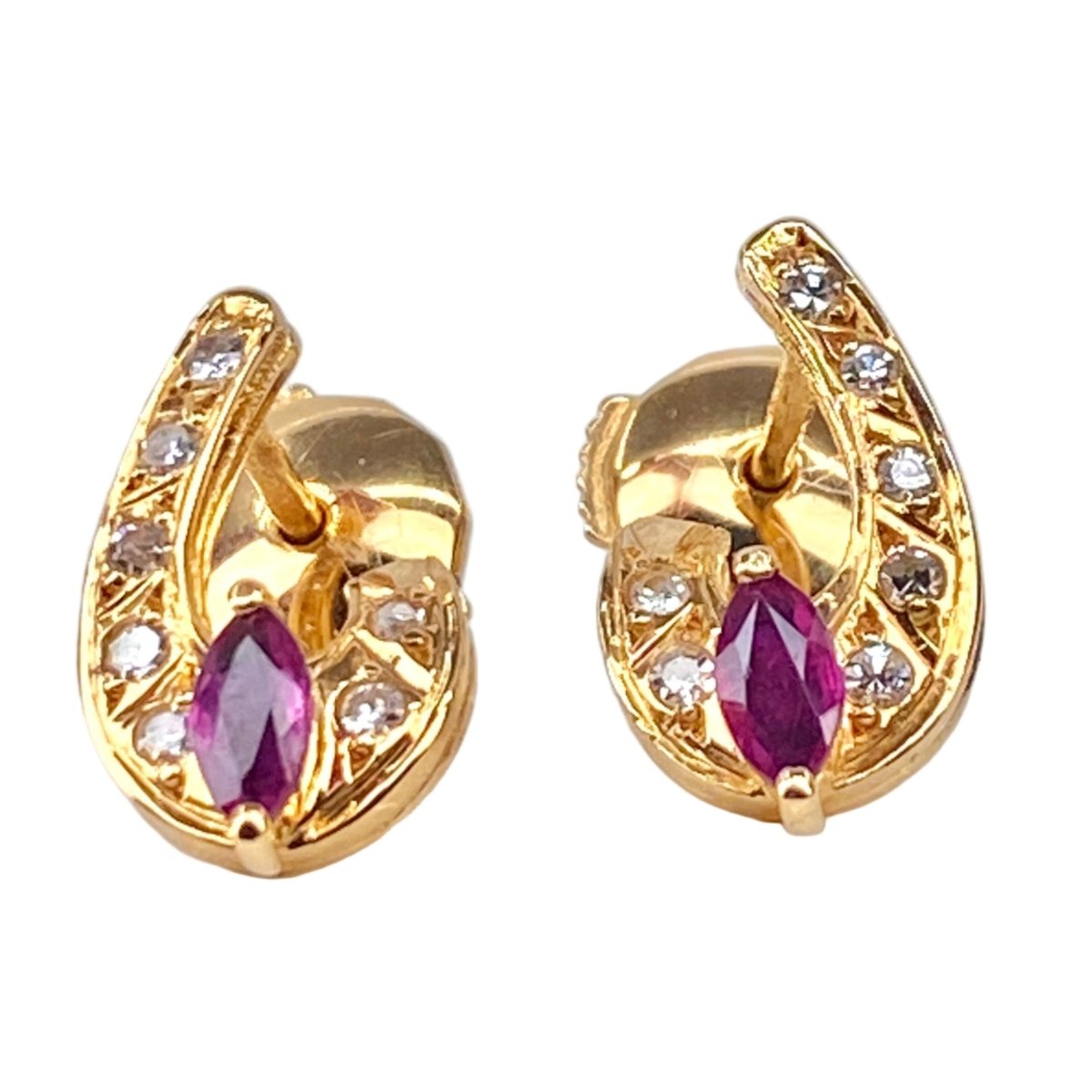 Boucles d'Oreilles Clips 'CC' Entrelacées | Authentique & Vintage Boucles d'Oreilles Clips 'CC' Entrelacées | Authentique & Vintage