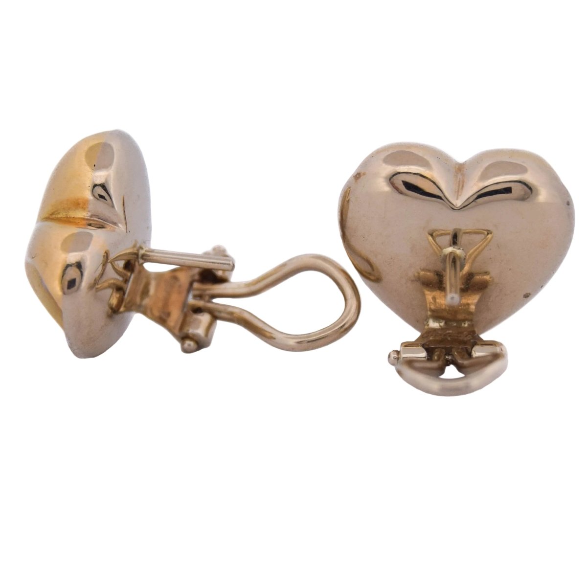 Boucles d'oreilles Clips en or jaune et diamants - Castafiore