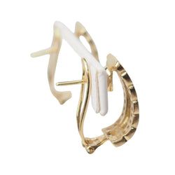 Boucles d'oreilles Clips en or jaune, rubis et diamants - Castafiore