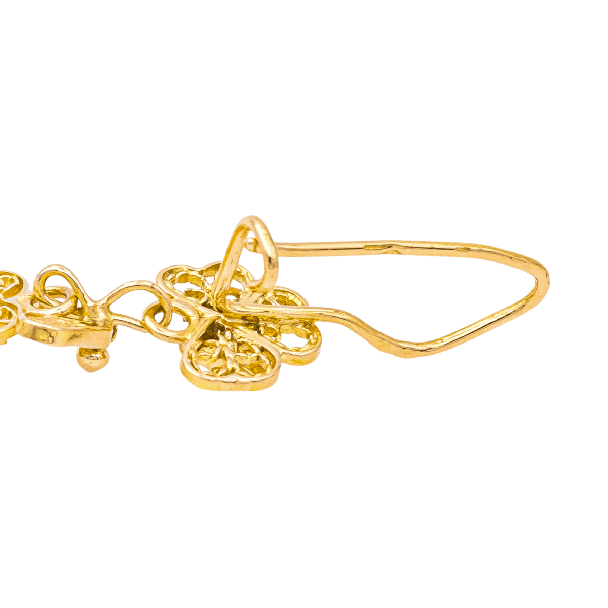 Boucles d'oreilles Clips en or rose - Castafiore