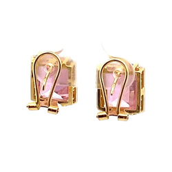 Boucles d'oreilles Clips en or rose et diamants - Castafiore