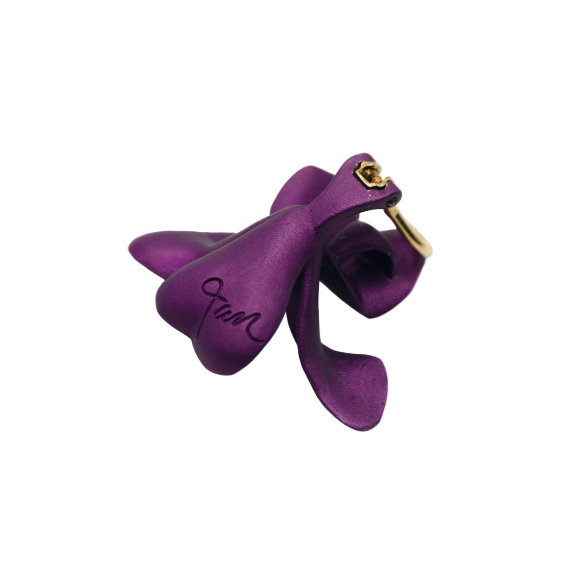 Boucles d'oreilles Clips JAR "Fleurs" en aluminium - Castafiore