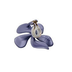Boucles d'oreilles Clips JAR "Fleurs" en aluminium et or jaune - Castafiore