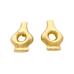 Boucles d'oreilles Clips LALAOUNIS "Mesopotamia" en or jaune - Castafiore