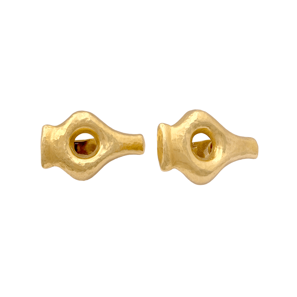Boucles d'oreilles Clips LALAOUNIS "Mesopotamia" en or jaune - Castafiore