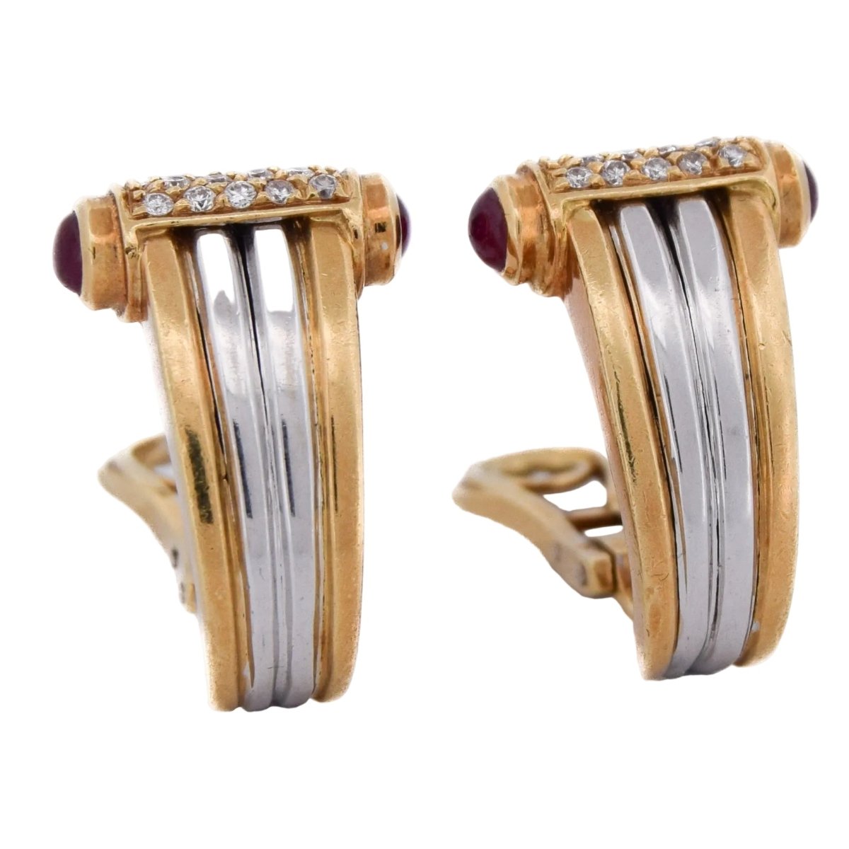 Boucles d'oreilles Clips PIAGET en or jaune - Castafiore