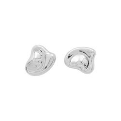 Boucles d'oreilles Clips TIFFANY & CO X ELSA PERETTI "Cœur Bean" en argent - Castafiore