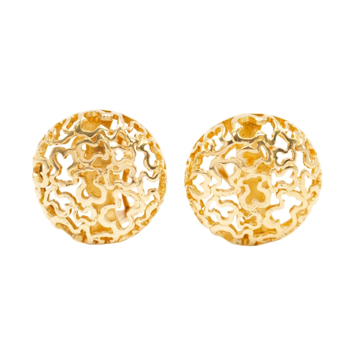 Boucles d’oreilles Clips TOUS "Mil osos" en or jaune - Castafiore