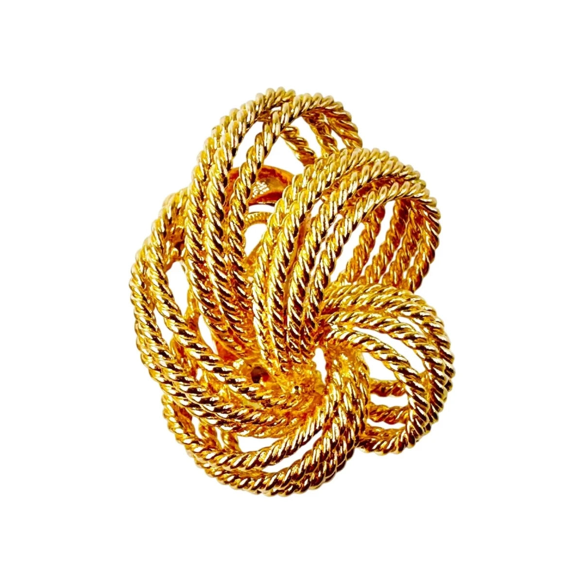 Boucles d'oreilles Clips VAN CLEEF & ARPELS en or jaune - Castafiore