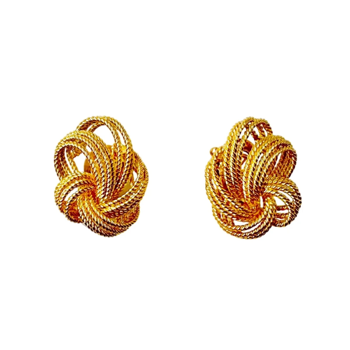 Boucles d'oreilles Clips VAN CLEEF & ARPELS en or jaune - Castafiore