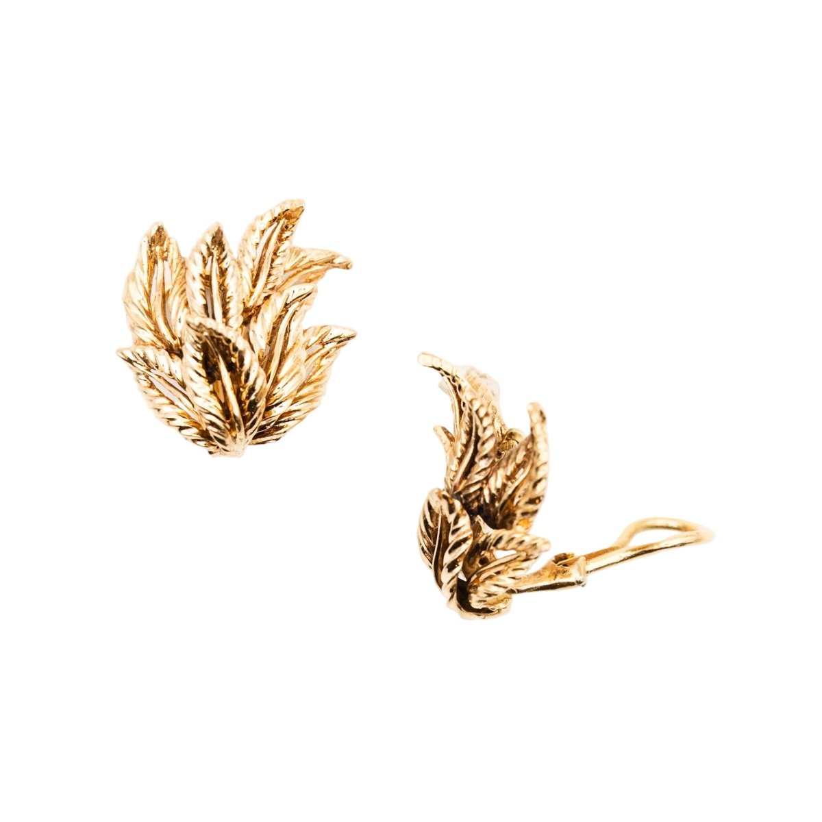 Boucles d'oreilles Clips Vintage en or jaune - Castafiore