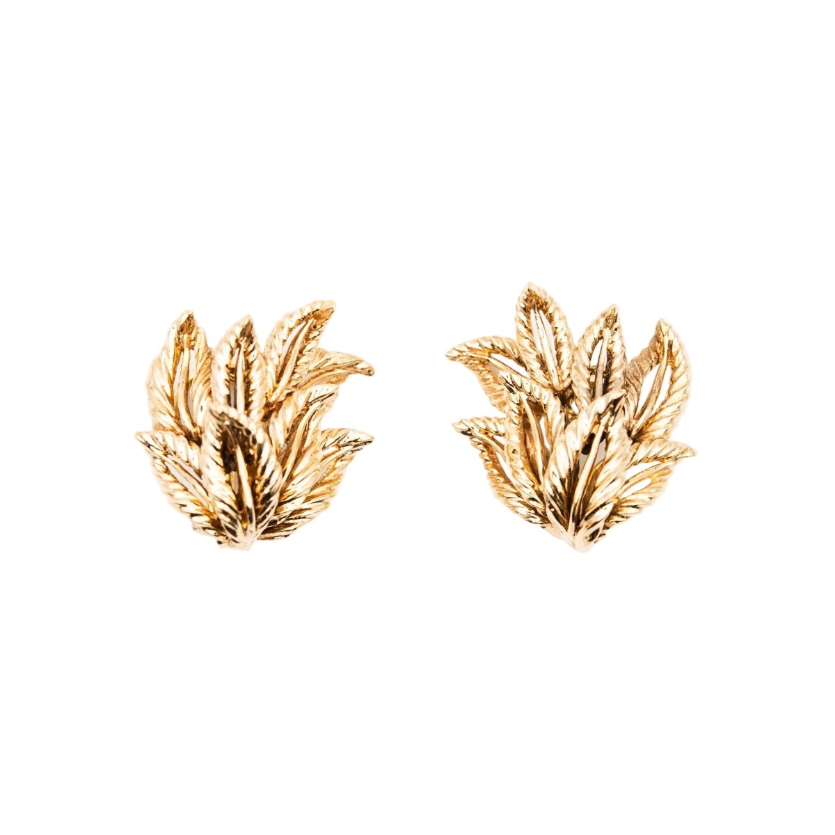 Boucles d'oreilles Clips Vintage en or jaune - Castafiore