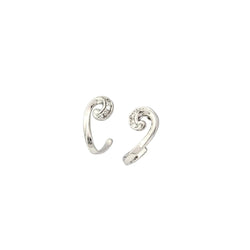 Boucles d'oreilles Clous en or blanc et diamants - Castafiore