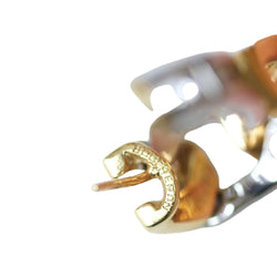 Boucles d'oreilles Créoles BOUCHERON en or jaune, or blanc et diamants - Castafiore