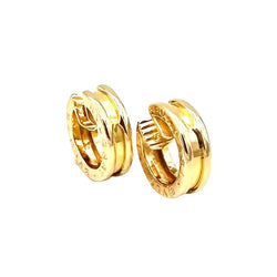 Boucles d'oreilles Créoles BULGARI "B.Zéro1" en or rose - Castafiore