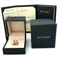 Boucles d'oreilles Créoles BULGARI "B.Zéro1" en or rose - Castafiore