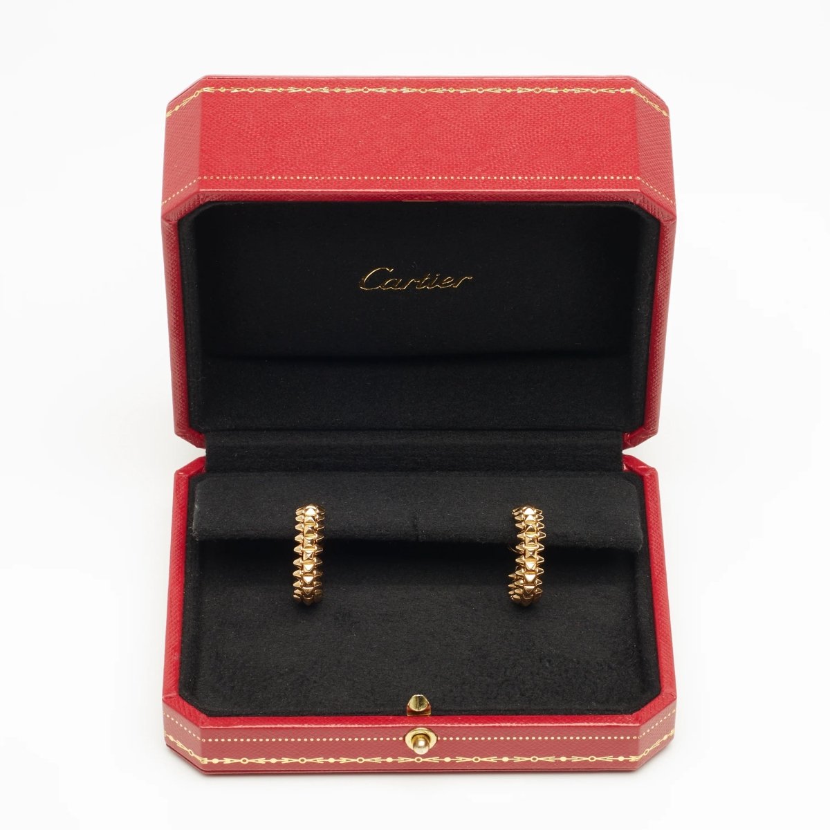 Boucles d’oreilles Créoles CARTIER "Clash" en or rose - Castafiore