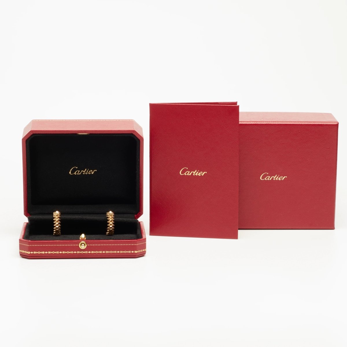 Boucles d’oreilles Créoles CARTIER "Clash" en or rose - Castafiore