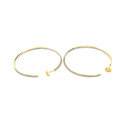 Boucles d'oreilles Créoles CARTIER "Trinity" en or jaune, or blanc et or rose - Castafiore
