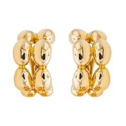 Boucles d'oreilles Créoles CHAUMET "Magellan" en or jaune - Castafiore